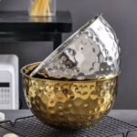16-18cm Hammered Stainless Steel Bowl