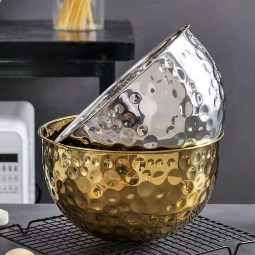 16-18cm Hammered Stainless Steel Bowl