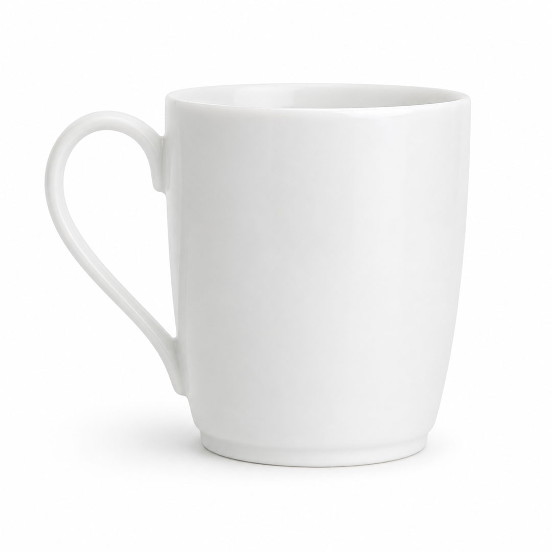 250ml White Porcelain Mug