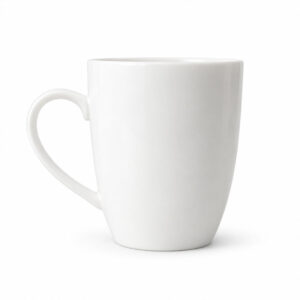 300ml White Porcelain Mug