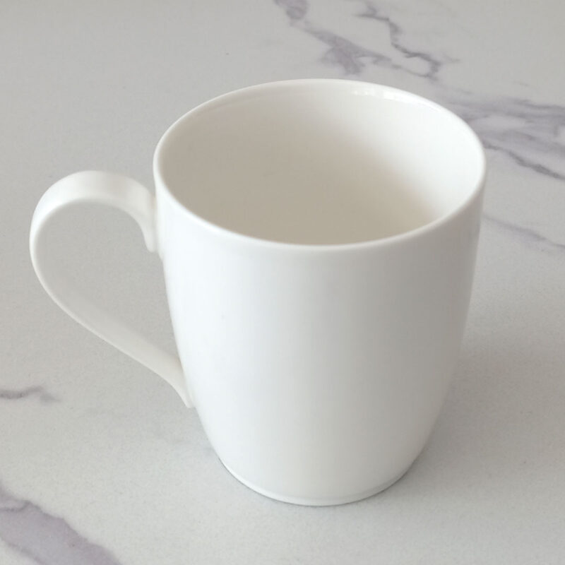 250ml White Porcelain Mug