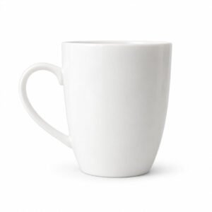 300ml White Porcelain Mug