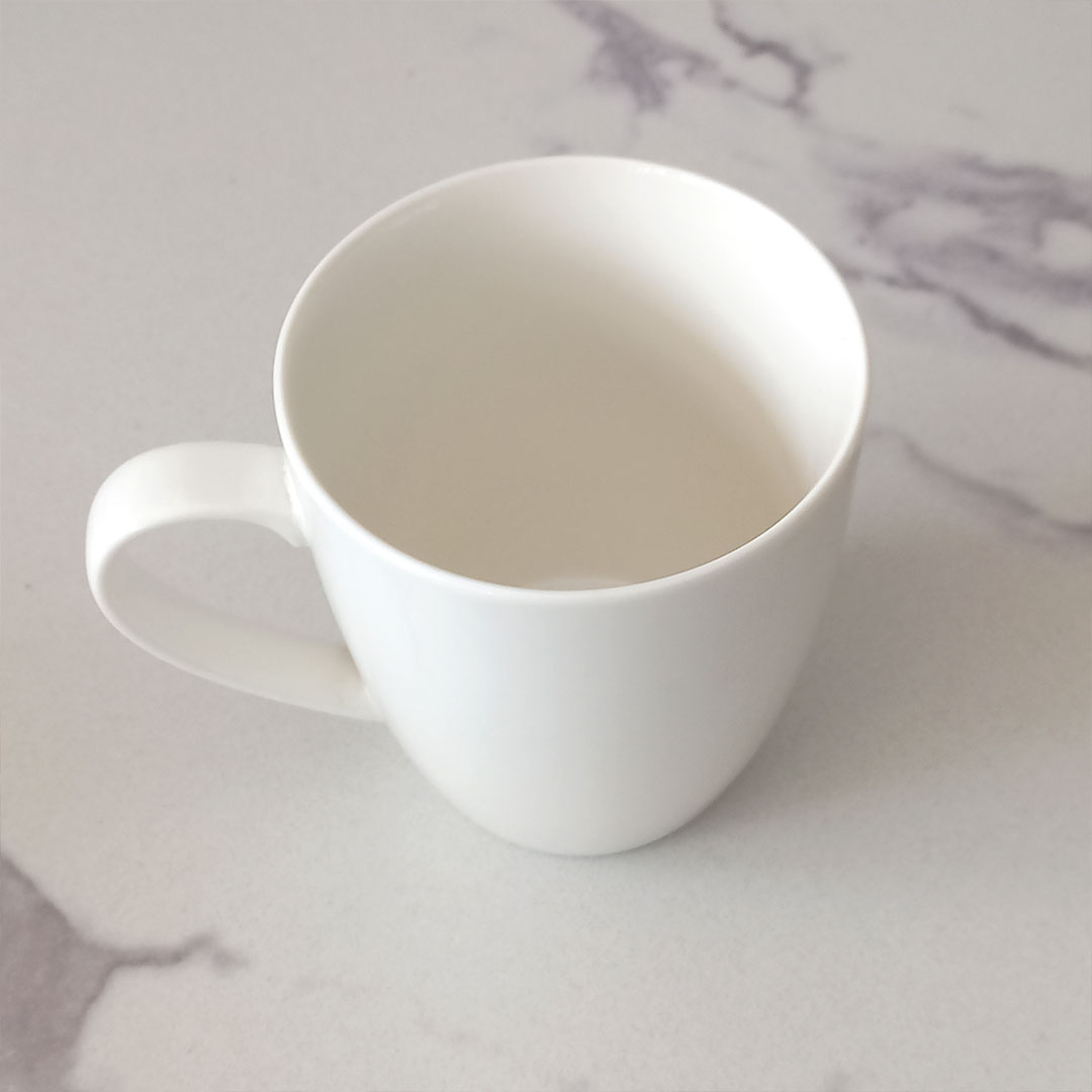 300ml White Porcelain Mug