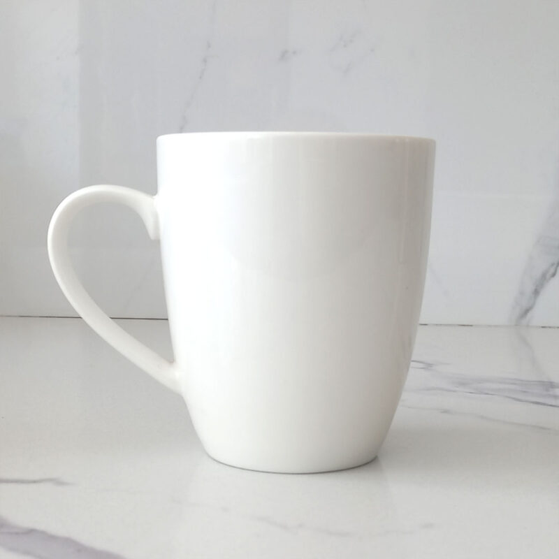 300ml White Porcelain Mug