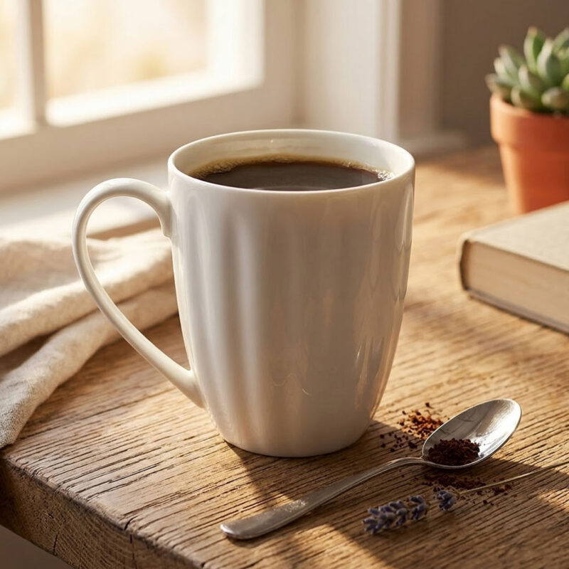 1943-porcelain-mug-4 300ml Porcelain Ribbed Mug