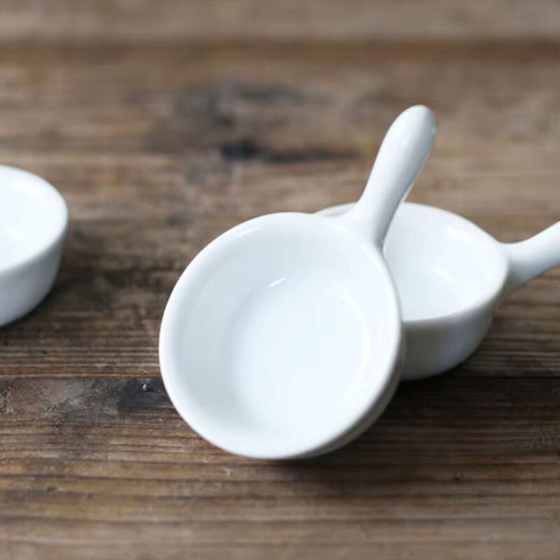 Mini-Ceramic-Dipping-Sauce-Bowls-with-Handle-3 Mini Ceramic Dipping Sauce Bowl with Handle