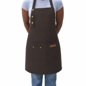 polyester-apron-10 Canvas Polyester Kitchen Apron with Pockets