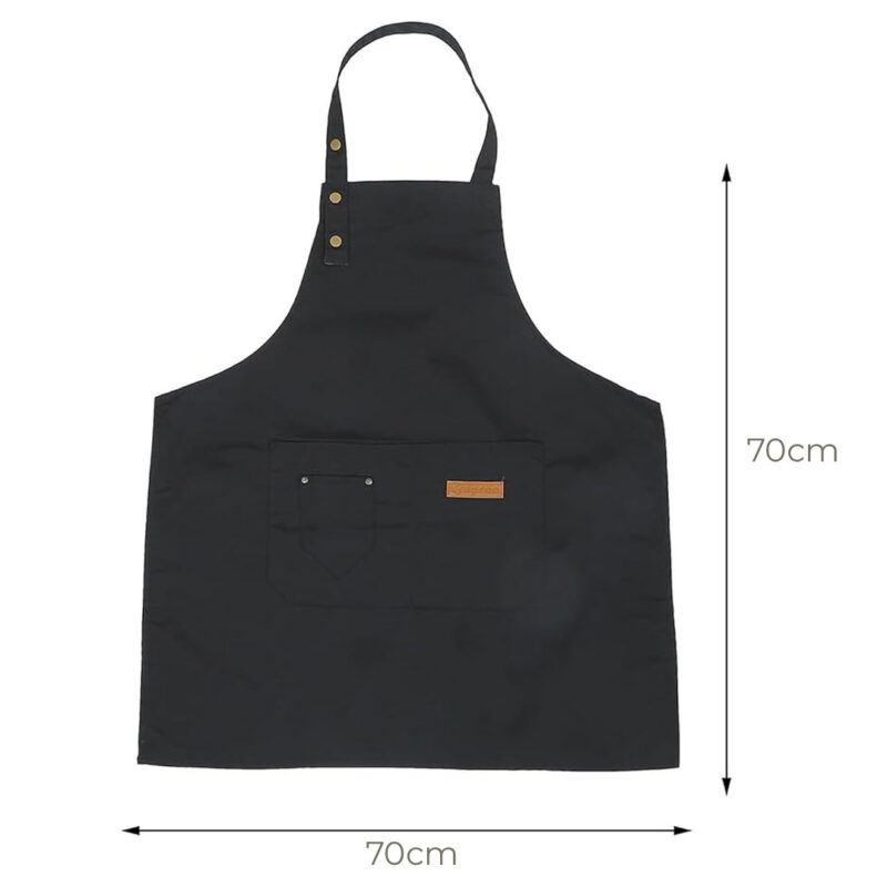 polyester-apron-7 Canvas Polyester Kitchen Apron with Pockets