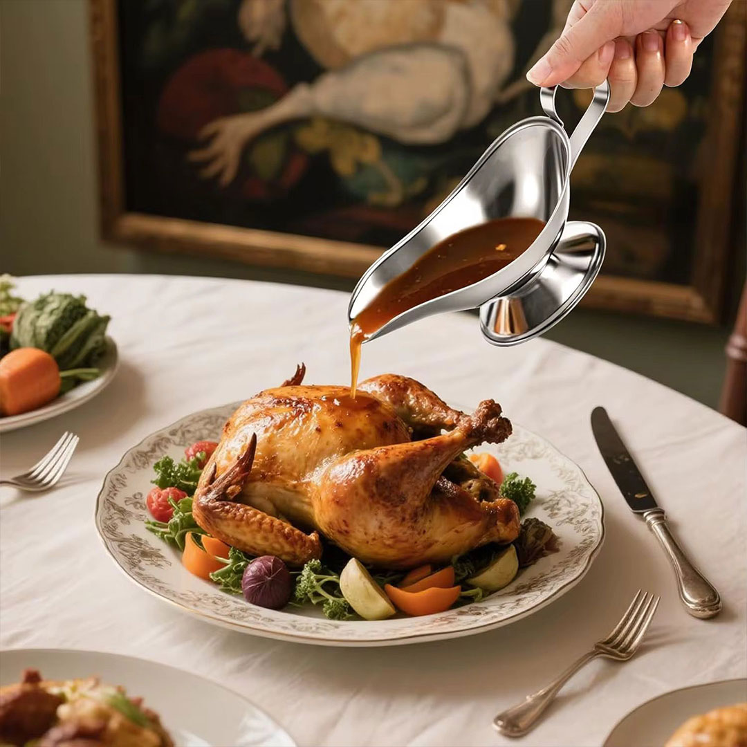 Stainless Steel Gravy Boat