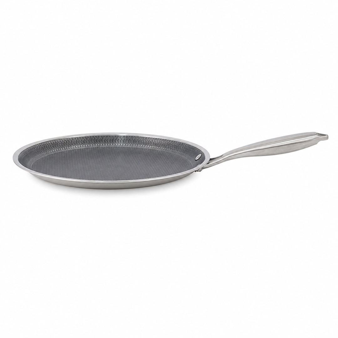 30cm Tri Ply Stainless Steel Nonstick Crepe Pan or Tawa