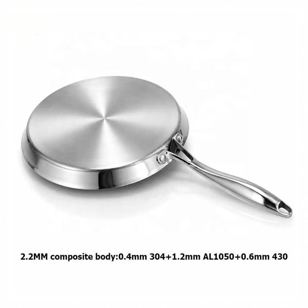 30cm Tri Ply Stainless Steel Nonstick Crepe Pan or Tawa