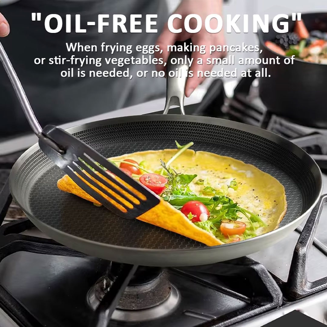 30cm Tri Ply Stainless Steel Nonstick Crepe Pan or Tawa