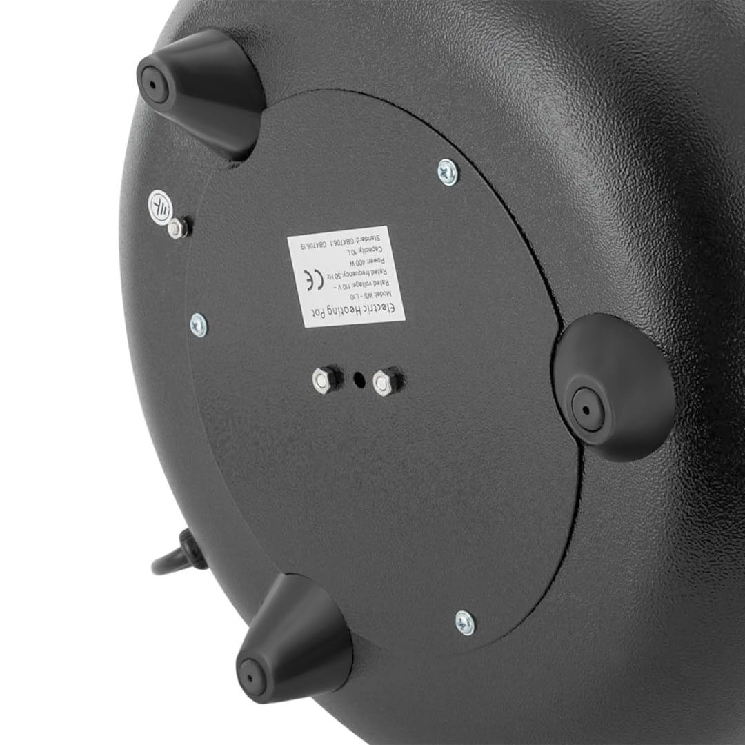 10L Electric Soup Warmer, 400W with 304 Steel Pot