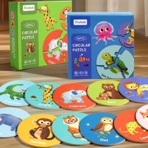 36pc-Circular-Animal-Matching-Puzzle-Set-5 36pc Circular Animal Matching Puzzle Set