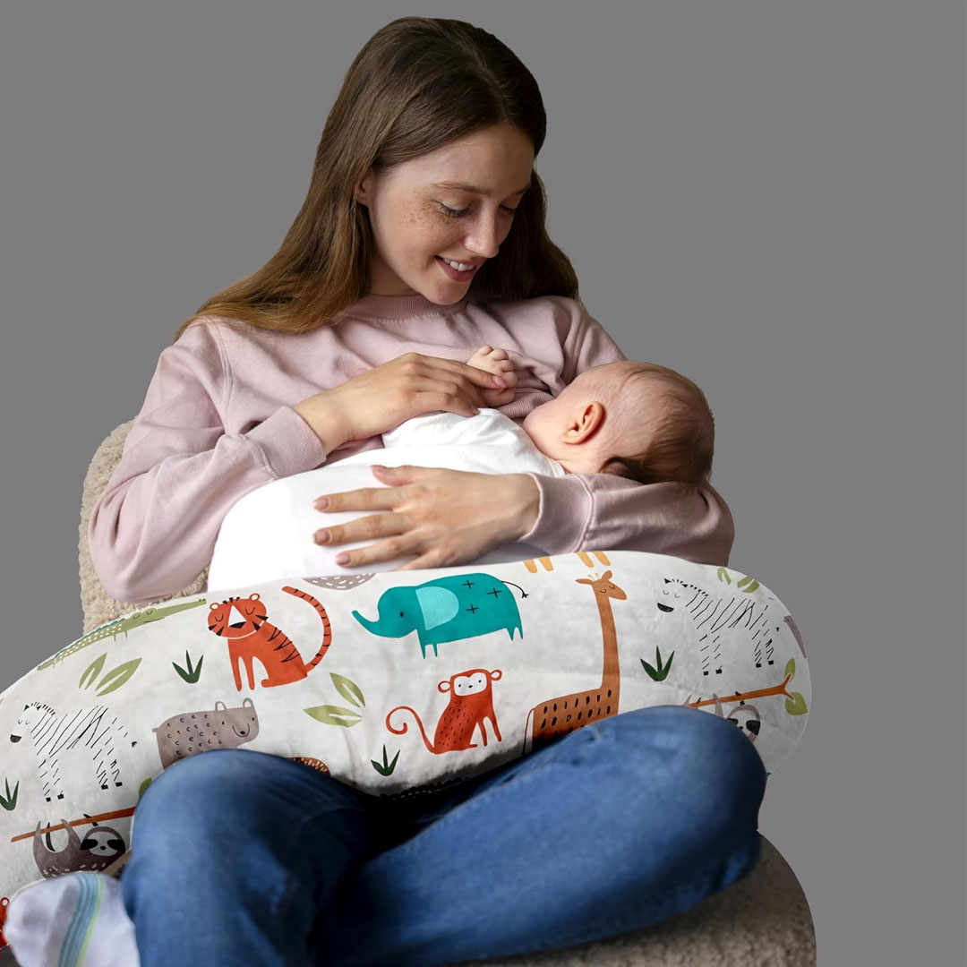 Baby Nursing Pillow for Breastfeeding and Bottle Feeding