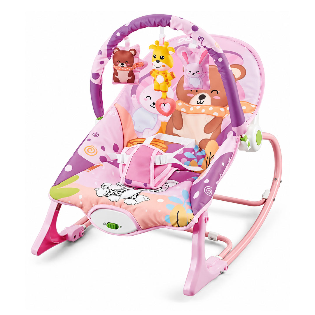 Baby Rocker and Bouncer with Toy Bar, Music and Vibration