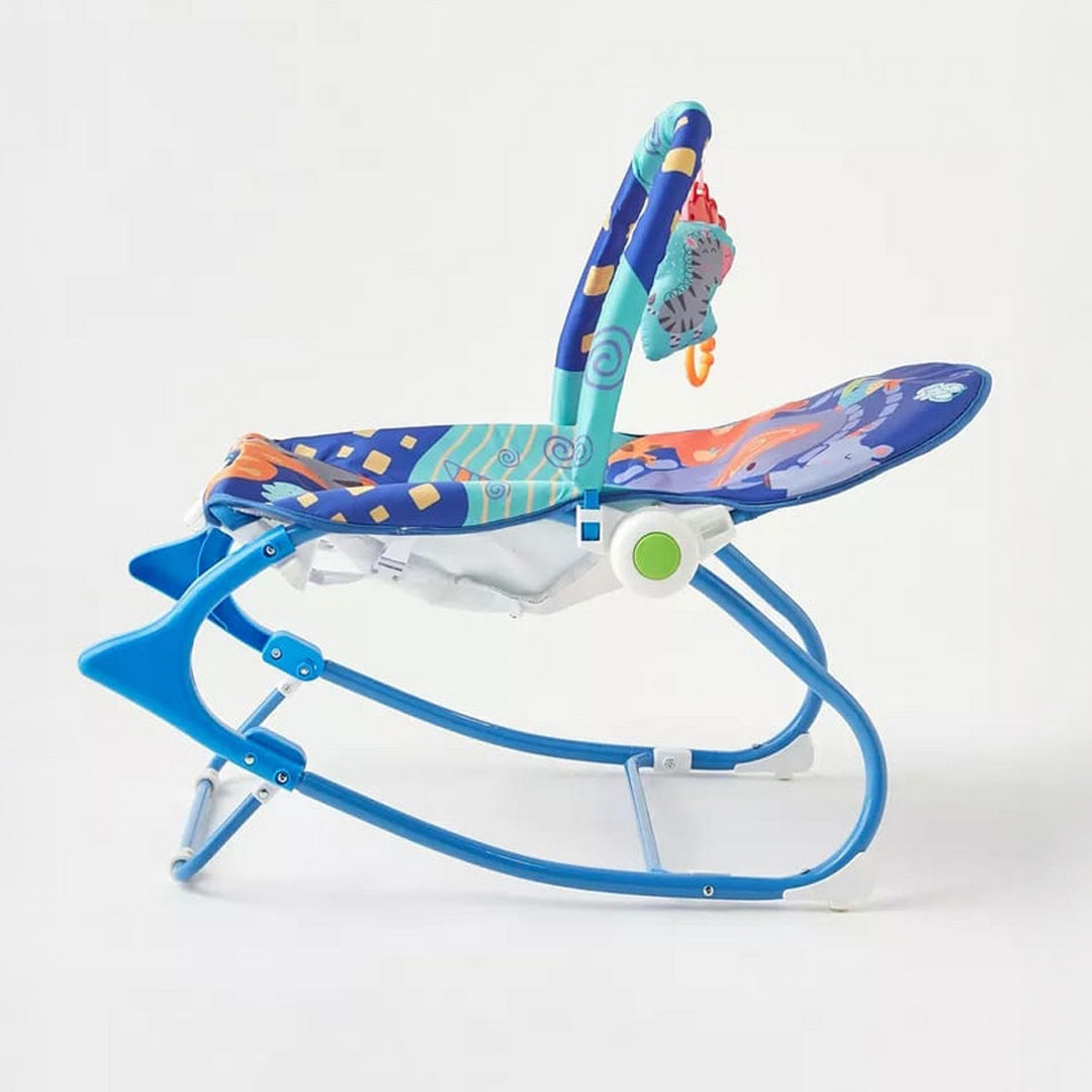Baby Rocker and Bouncer with Toy Bar, Music and Vibration