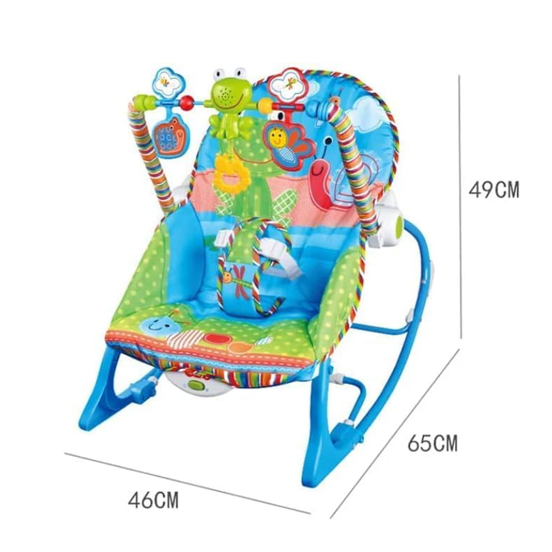 Baby Rocker and Bouncer with Toy Bar, Music and Vibration