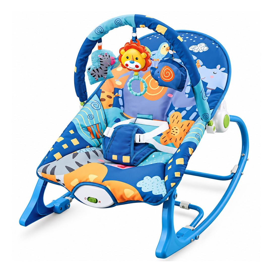 Baby Rocker and Bouncer with Toy Bar, Music and Vibration