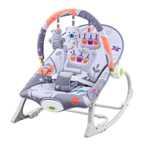 Baby Rocker and Bouncer with Toy Bar, Music and Vibration