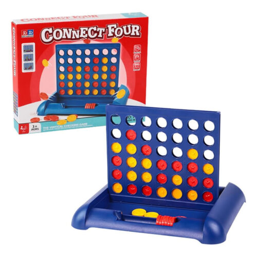 Connect-Four-board-game-3 Connect Four Classic Vertical Checkers Game Set