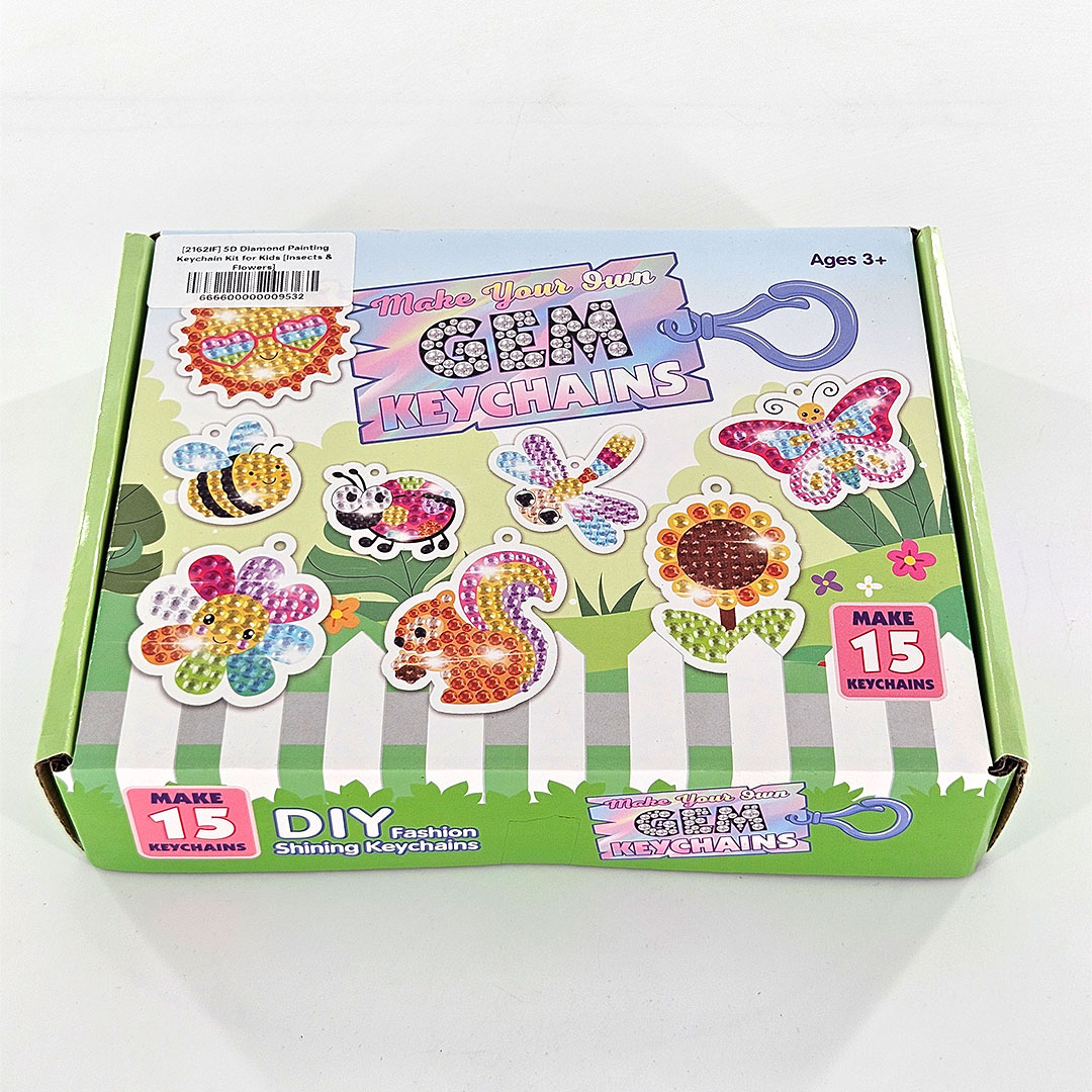 DIY Gem Keychain Making Kit for Kids