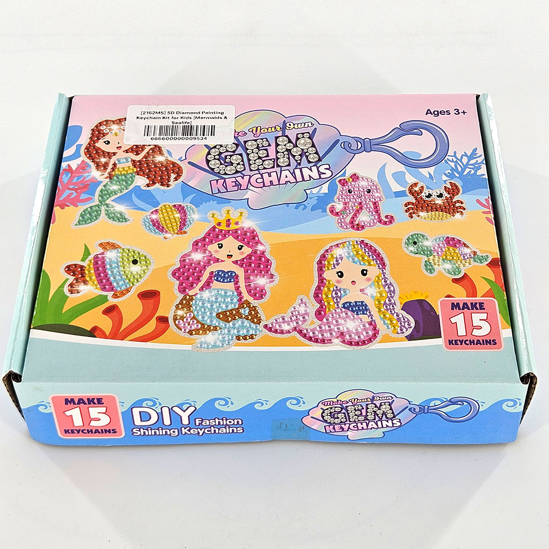DIY Gem Keychain Making Kit for Kids