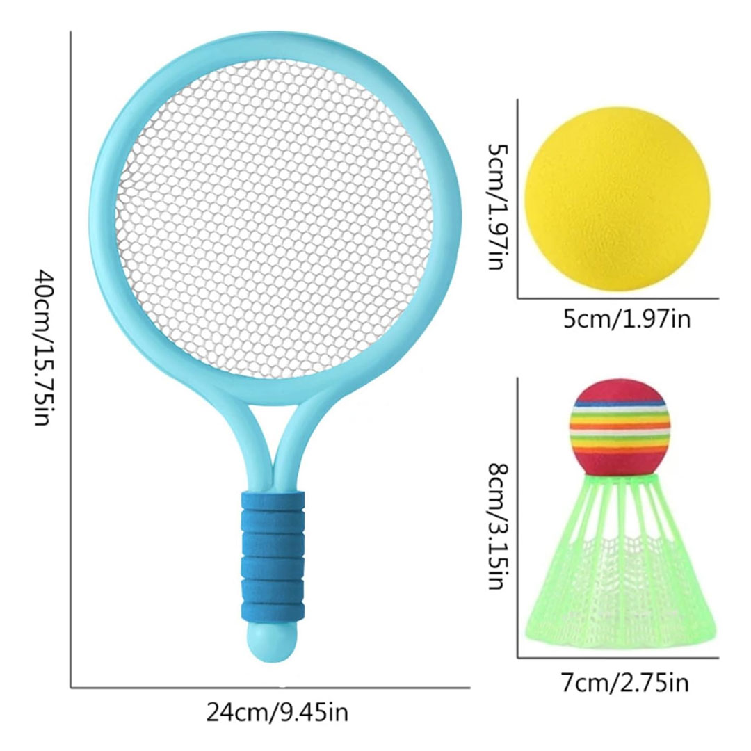 Kids Badminton and Tennis Racket Toy Set