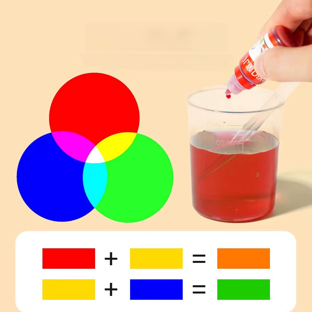 Kids Science Experiment Test Tube Kit for Colour Mixing