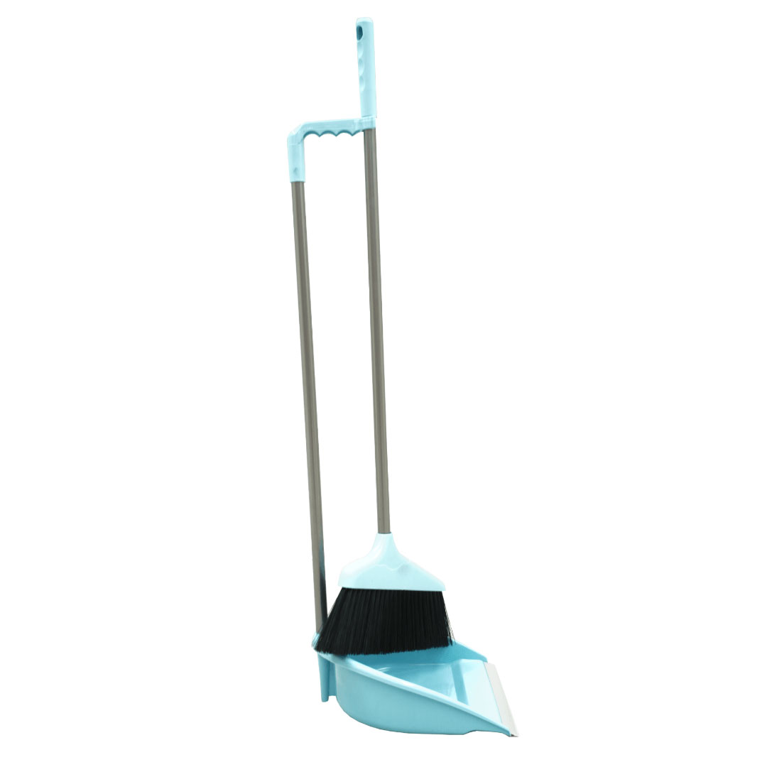 Long Handle Broom and Dustpan Combo Set