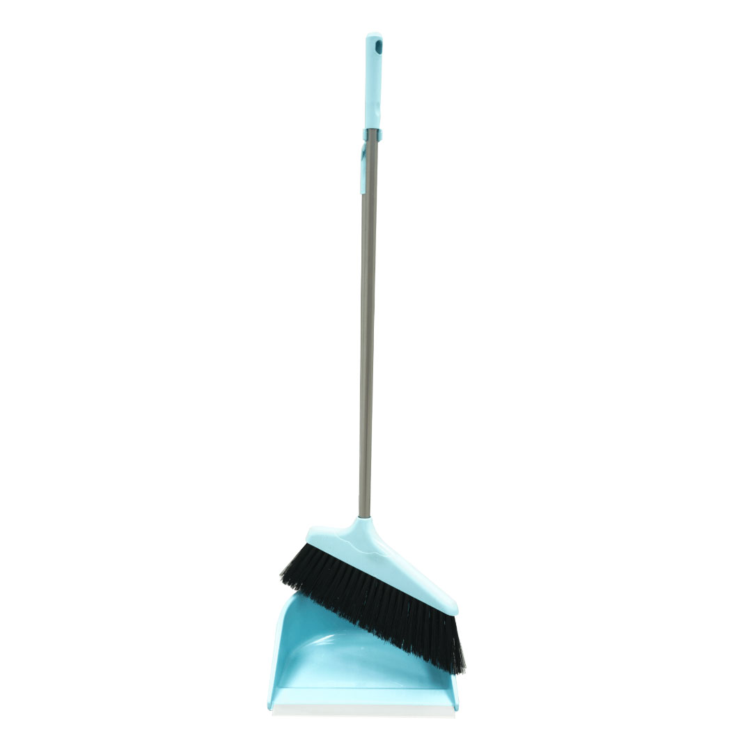Long Handle Broom and Dustpan Combo Set
