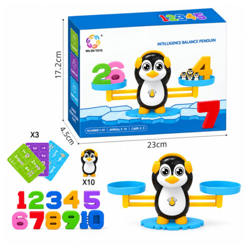 Penguin Balance Scale Math Game, Fun Counting Toy for Kids