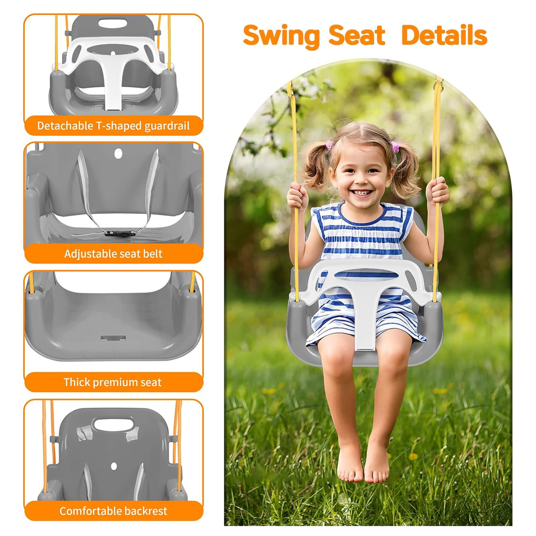 Swing Set for Kids and Baby Bouncer