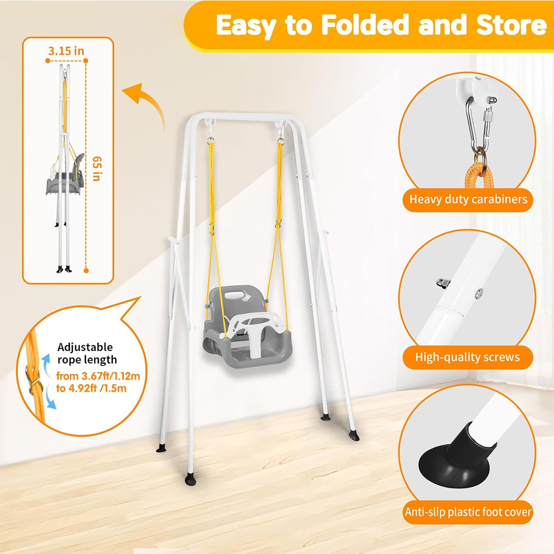 Swing Set for Kids and Baby Bouncer