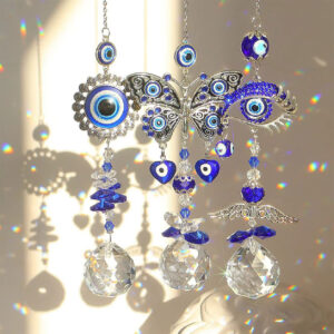 Crystal Evil Eye Suncatcher