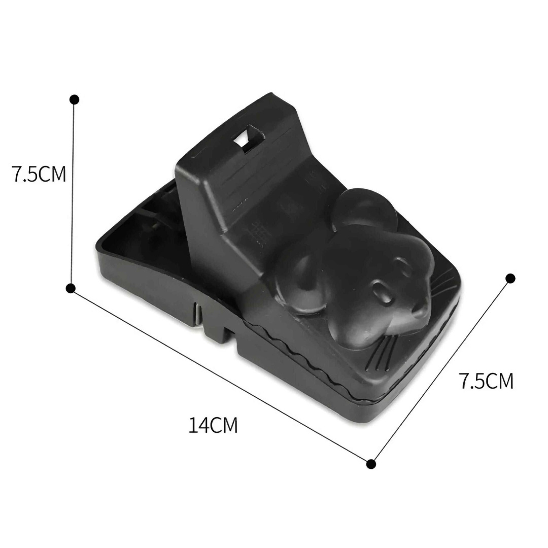 Reusable Plastic Snap Mouse Trap with Removable Bait Cup